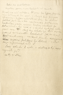 Czech&oacute;wka pod Lublinem : notatka polowa o profilu tarasu