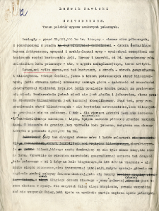 Maszynopisy artykuł&oacute;w L. Sawickiego dotyczące wyprawy
