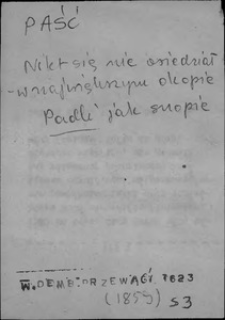 Kartoteka Słownika języka polskiego XVII i 1. połowy XVIII wieku; Paść2 - Peć