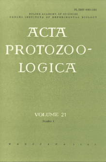 Acta Protozoologica, Vol. 21, Nr 1