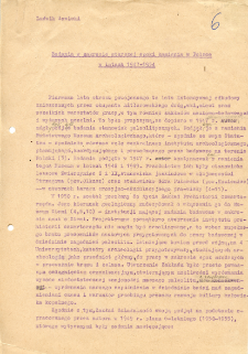 Badania w zakresie starszej epoki kamienia w Polsce w latach 1947-1954