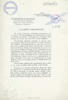 O karpiu obsadowym