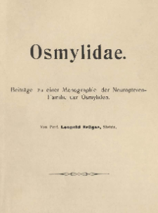 Osmylidae: Beiträge zu einer Monographie der Neuropteren-Familie der Osmyliden. [2]