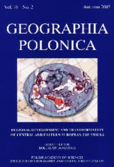 Geographia Polonica Vol. 77 No. 2 Autumn 2004