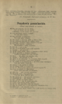 Przysłowia pszczelarskie [z nr 7-9]