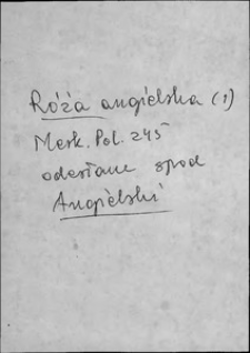Kartoteka Słownika języka polskiego XVII i 1. połowy XVIII wieku; R&oacute;ża - Ruchomosć