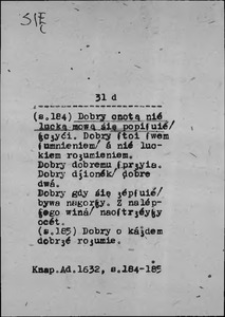 Kartoteka Słownika języka polskiego XVII i 1. połowy XVIII wieku; Się5