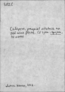 Kartoteka Słownika języka polskiego XVII i 1. połowy XVIII wieku; Spić - Spojony