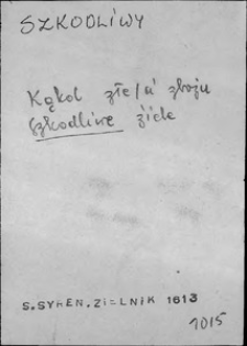 Kartoteka Słownika języka polskiego XVII i 1. połowy XVIII wieku; Szkodliwy - Szlachetność