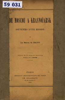 De Moscou &agrave; Krasno&iuml;arsk : souvenirs dʹune mission
