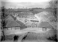 Stanowisko Horodok II : widok og&oacute;lny na miejsce rozkopywań 1926