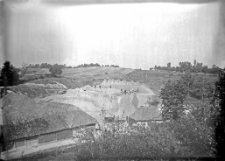 Stanowisko Horodok II : widok og&oacute;lny na miejsce rozkopywań 1927