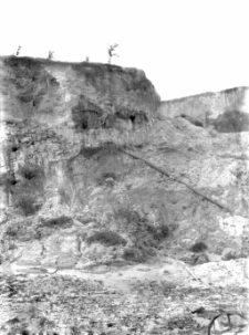 Chruszcz&oacute;w, powiat Puławy : widok na odkrywkę