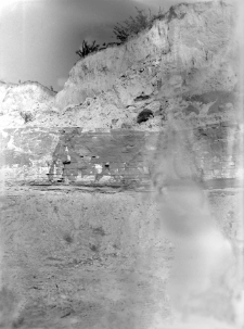 Bochotnica koło Nałęczowa, powiat Puławy : widok na odkrywkę