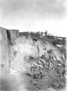 Stanowisko Horodok II : profil ściany wykopu