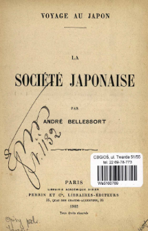 La soci&eacute;t&eacute; japonaise