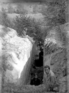 Góra Puławska : korytarz i stopnie : szurf II z 1949 roku
