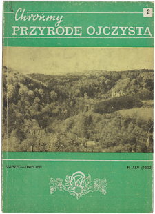 The problems of strict and partial protection in the Ojców National Park