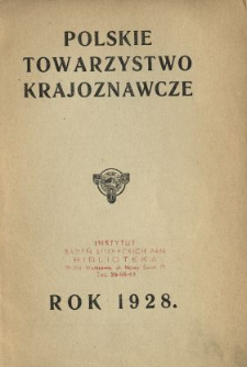 Polskie Towarzystwo Krajoznawcze. Rok 1928