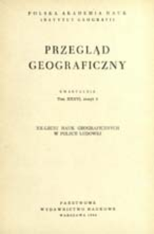 Przegląd Geograficzny T. 36 z. 3 (1964)