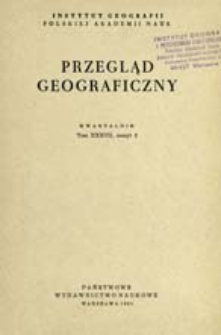 Przegląd Geograficzny T. 37 z. 2 (1965)