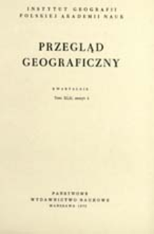 Przegląd Geograficzny T. 42 z. 4 (1970)