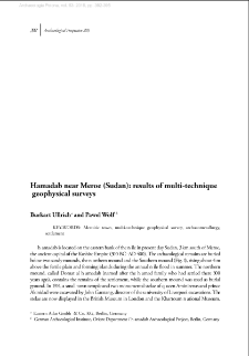 Hamadab near Meroe (Sudan): results of multi-technique geophysical surveys