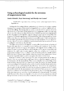 Using archaeological models for the inversion of magnetometer data