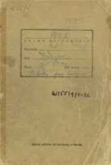 Zeszyty z badań gwarowych; W55/1