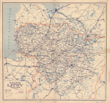 Mapa Litwy : podziałka 1:1,000000