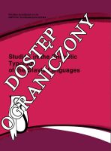 Studies in the phonetic typology of the Slavic languages
