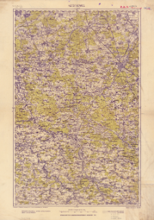 42&deg;51&deg; Kowel : podziałka 1:200.000. 1cm= 2 km