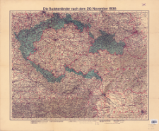 Velhagen & Klasing Karte der Sudetenländer