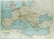 Central Europe and the Mediterranean : as of september 1, 1939