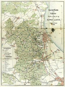 Special-Karte zum F&uuml;hrer f&uuml;r Wald und Umgebung von Zoppot und Oliva