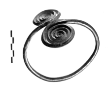 armlet with two spiral discs (Dratów) - chemical analysis