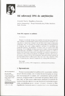 Od sekwencji DNA do antybiotyku