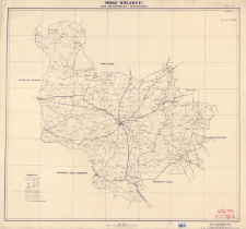 Powiat wieluński : mapa administracyjna i komunikacyjna : skala 1:100 000