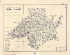 Wojew&oacute;dztwo lubelskie : powiat Tomasz&oacute;w : mapa administracyjna i komunikacyjna skala 1: 100000