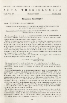Katathermometric measurements of insulating properties of the fur in small mammals; Katatermometryczne pomiary izolacyjnych właściwości futra małych ssak&oacute;w