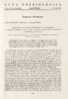 Effect of the kind of indicator on the results of investigations of the rate of passage of foodstuffs through the alimentary tract; Wpływ rodzaju wskaźnika na wyniki badań szybkości transportu treści pokarmowej