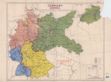 Germany : zones : international frontiers 1937, international boundaries 1944