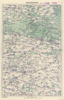 Starokonstantyn&oacute;w : podziałka 1:200.000. 1 cm = 2 km