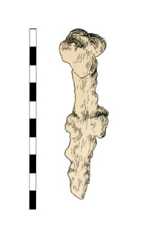 Artifact (nail?), corroded,fragment