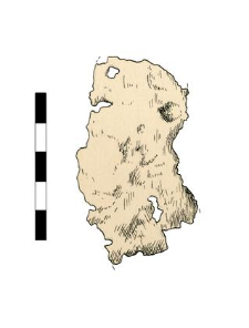 Sheet, damaged, fragment