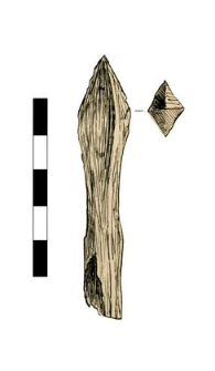 Bolthead with a sleeve, damaged