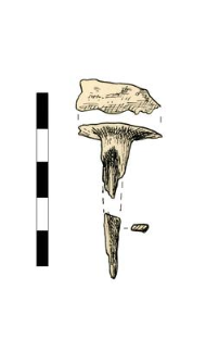 Nail with a head, fragments (two)