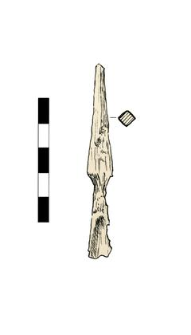 Bolthead with a sleeve, damaged