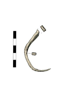 Nail, headless, bent