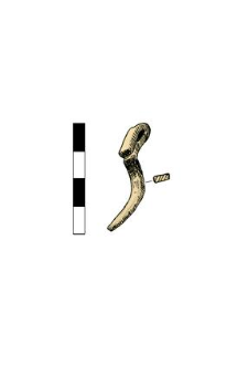Nail, bent, fragment
